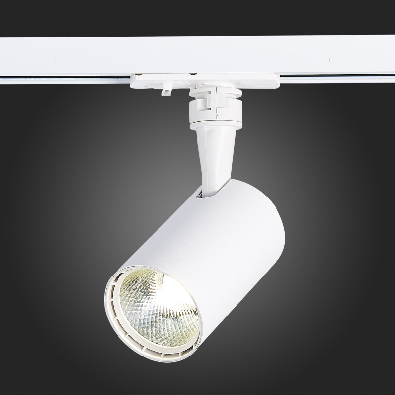 Трековый светильник 10*6 см, 10W, 3000K ST LUCE ST351.536.10.36 Матовый белый