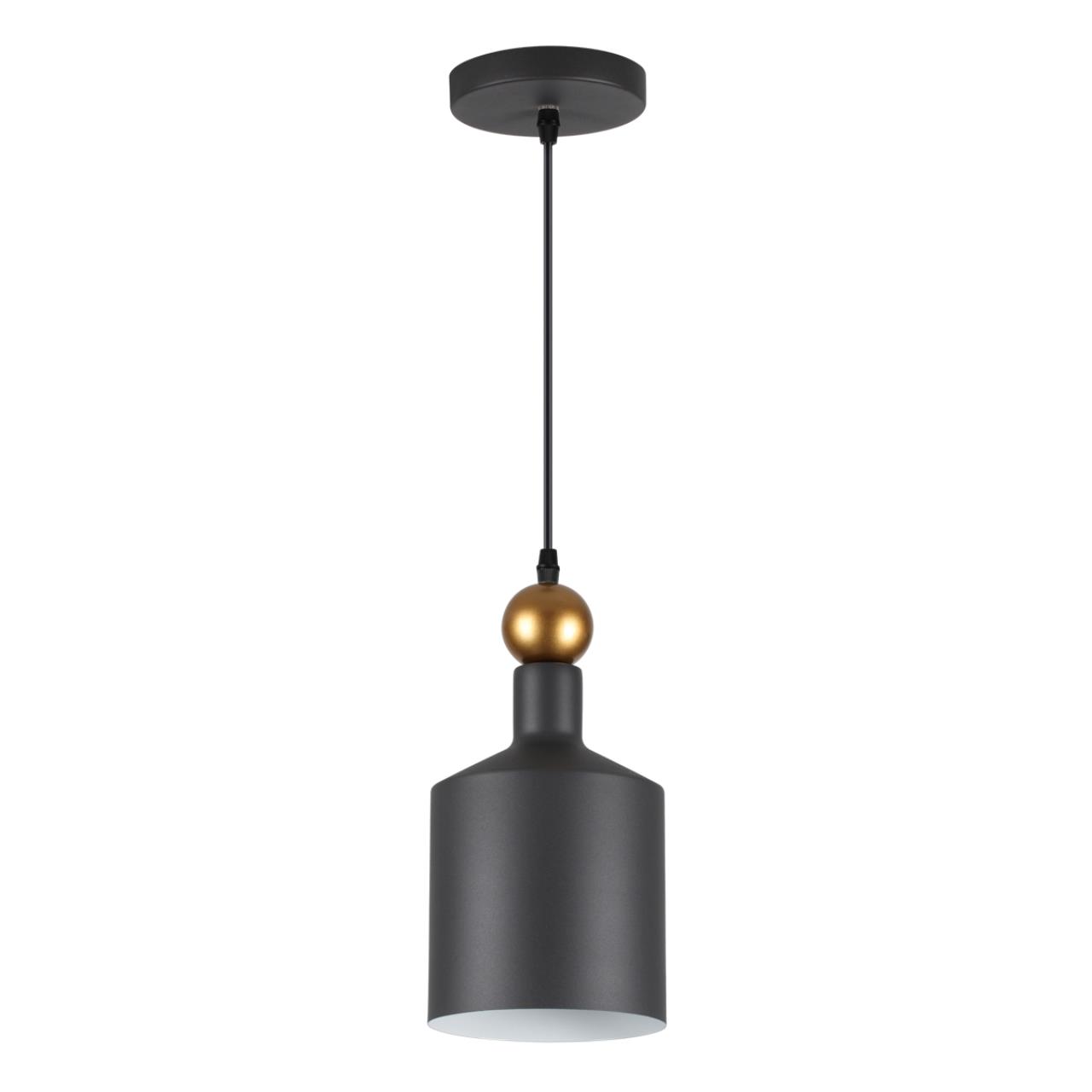 Подвесной светильник Odeon Light Bolli 4085/1 черный, диаметр 15 см