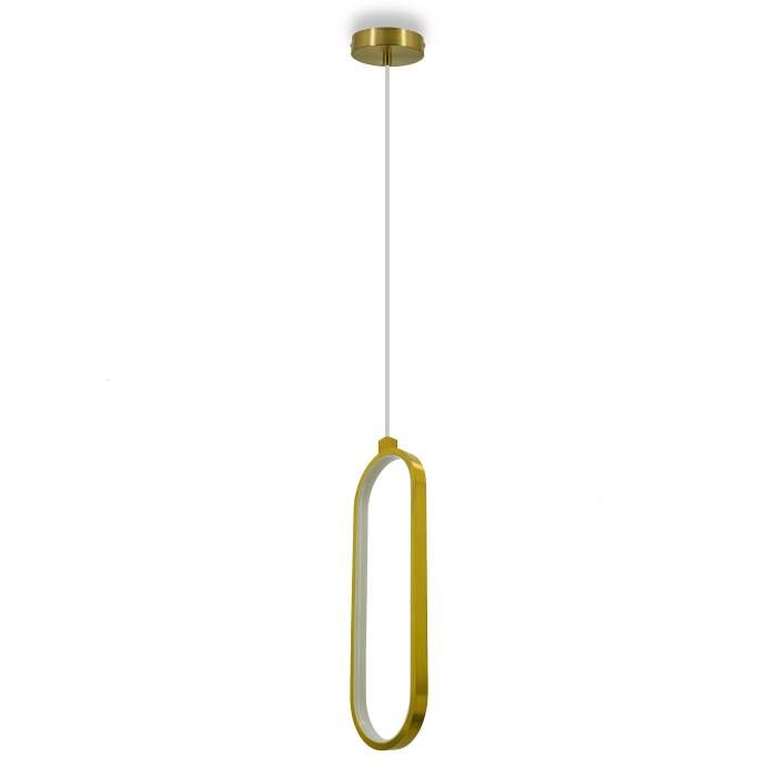 Светильник подвесной *46-200 см, 1*LED*19W, 3000K, Lightera Mondsee LE137L-33G, золотой