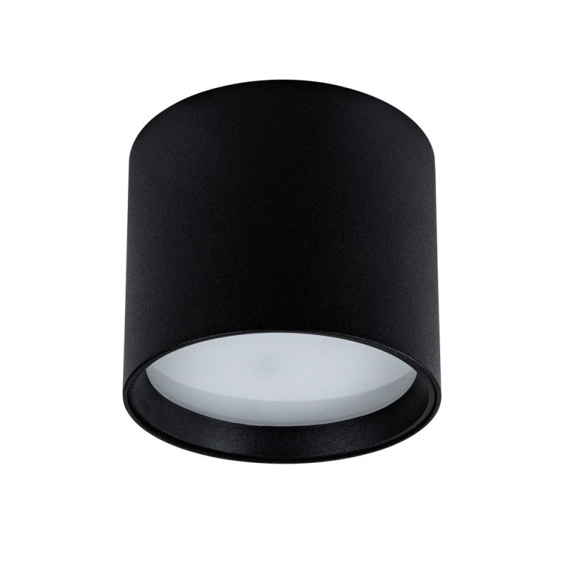 Точечный светильник 8,5*7 см, 1 GX53*15W,  К, Arte Lamp Intercrus A5548PL-1BK, Черный