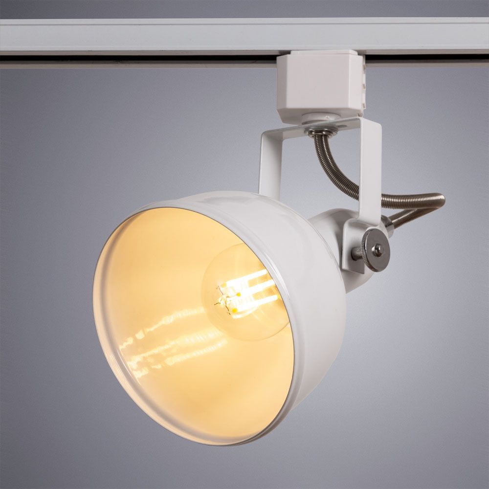 Трековый светильник Arte Lamp Martin A5213PL-1WH белый, 20x16x16см, E14, max 40Вт