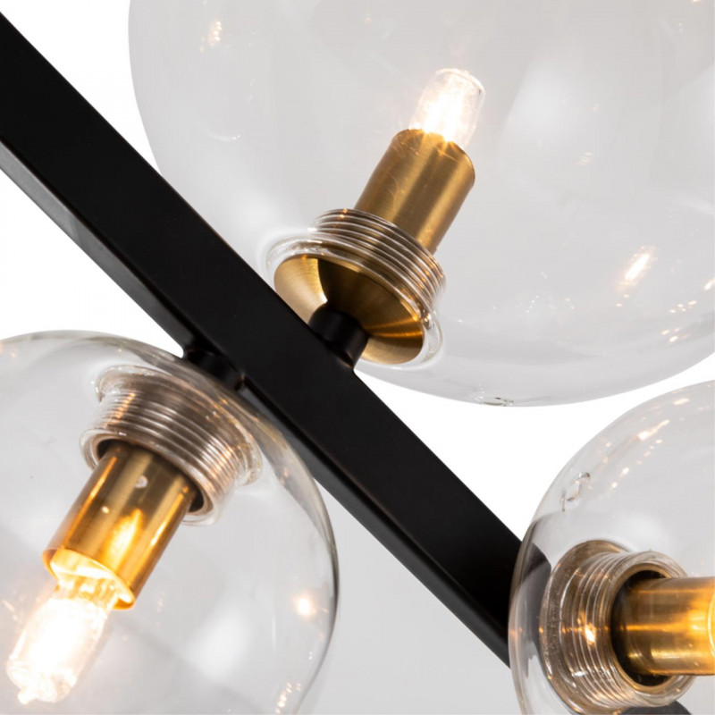 Светильник 80 см, Arte Lamp VINCENT A7790SP-8BK, черный