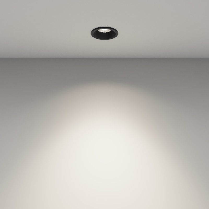Встраиваемый светильник 3,9*3,9*5,1 см, LED, 7W, 4000К, Maytoni Technical MINI DL059-7W4K-B черный