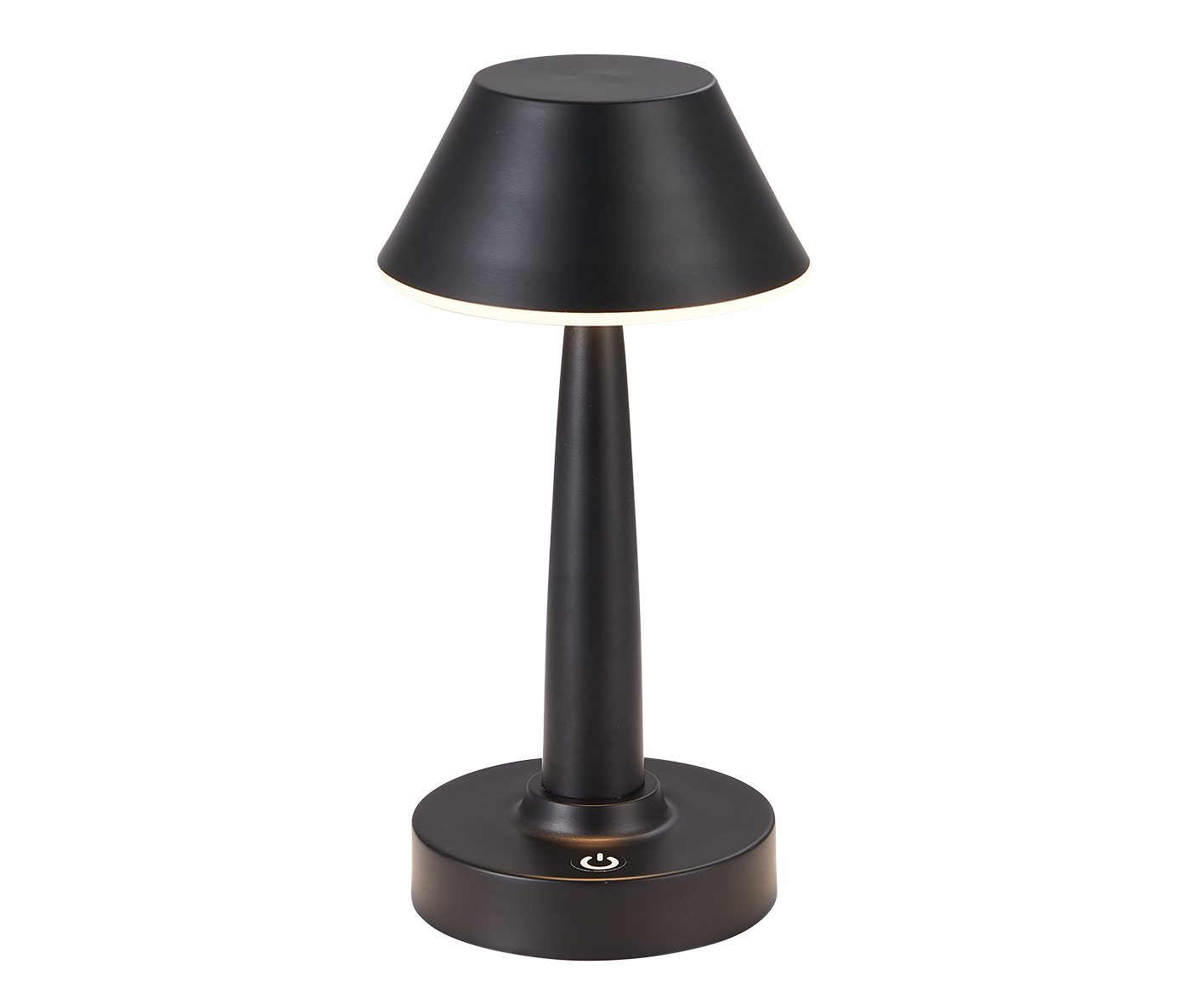 Настольная лампа 12*25 см, Led 6W 3200K черный Kink Light Снорк  диммируемая 07064-B,19