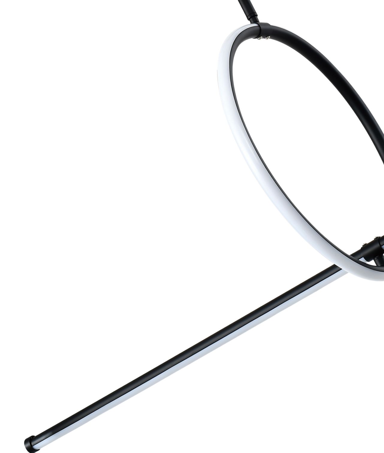 Светильник подвесной 38*13 см, LED 49W 4000K антрацит Zortes Dasy ZRS.57787.49
