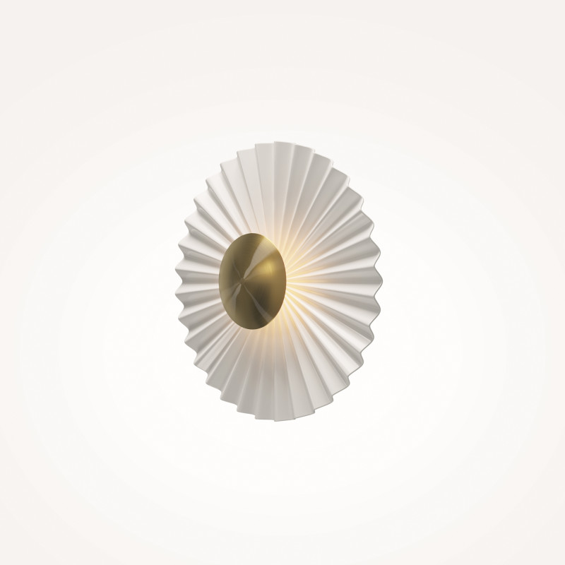 Бра 30*30*30 см, LED, 3000К, Maytoni Fiore MOD233WL-L11BS3K латунный