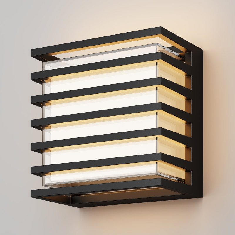 Светильник настенный 16,6*10*16,6 см, LED, 10W, 3000К, Maytoni Downing Street O020WL-L10B3K черный