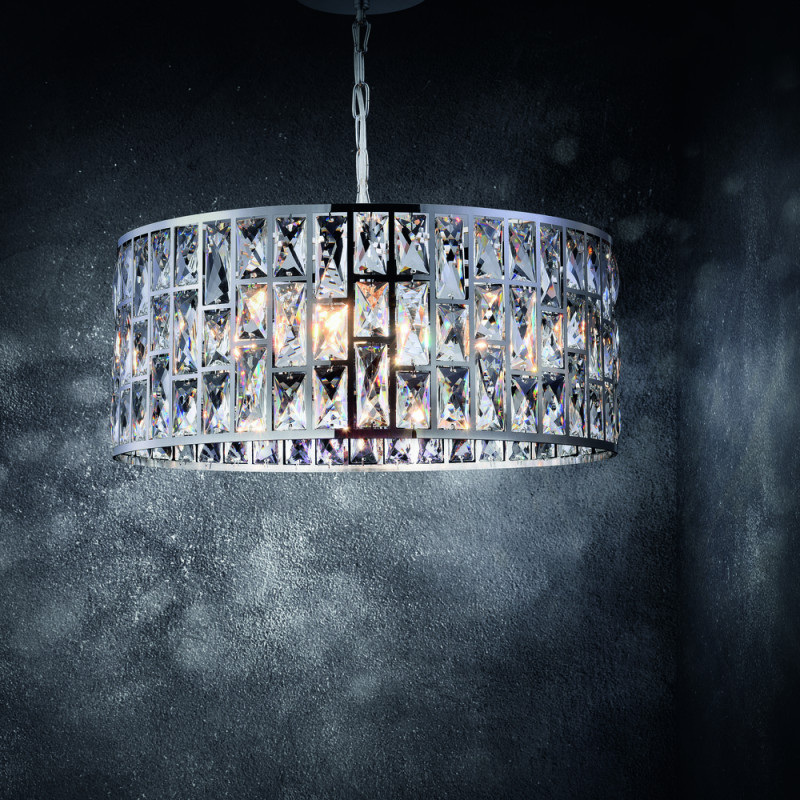 Светильник подвесной Maytoni Gelid MOD184-PL-04-CH, диаметр 50 см, хром