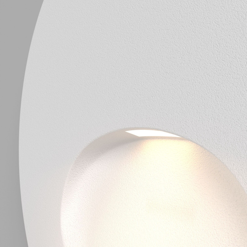 LED светильник 7 см, 3W, 3000K, Maytoni Bil O015SL-L3W3K, белый, вр 5,7 см