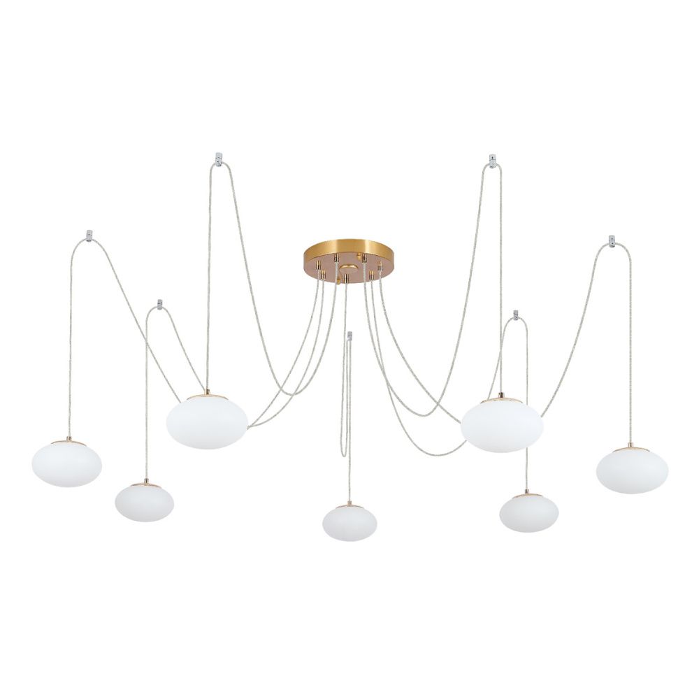 Светильник 150 см, 84W, 3000-5500K, Citilux ATMAN SMART CL226A073 LED RGB, бронза