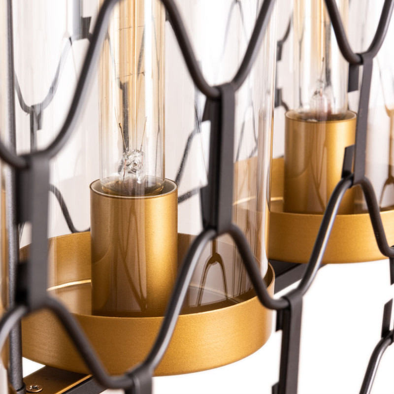 Подвесной светильник, черный-золото, Divinare Dunkan 2021/04 SP-5