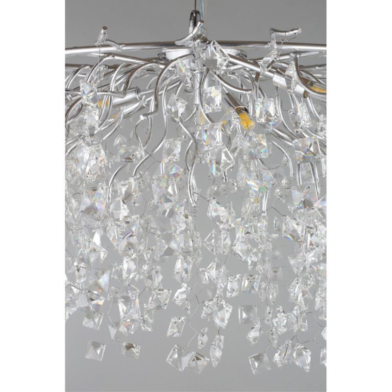 Подвесная люстра 100*60*80-170 см, 10*G9, 5W, Aployt Danusia APL.846.13.10, хром