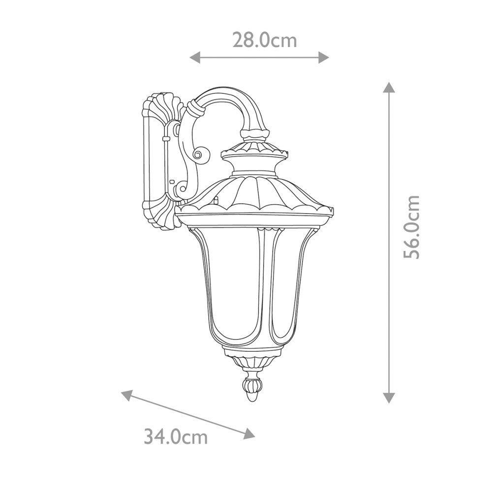 Настенный фонарь Elstead Lighting, Арт. CC2-M-BK