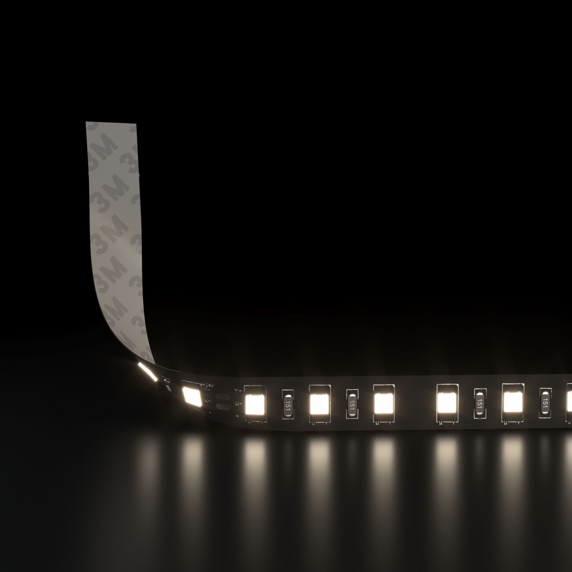 Светодиодная лента  38W, 4200 К, 0*0,8*0,2 см, , Elektrostandard  2835 24V 120Led 9,6W IP20 Black