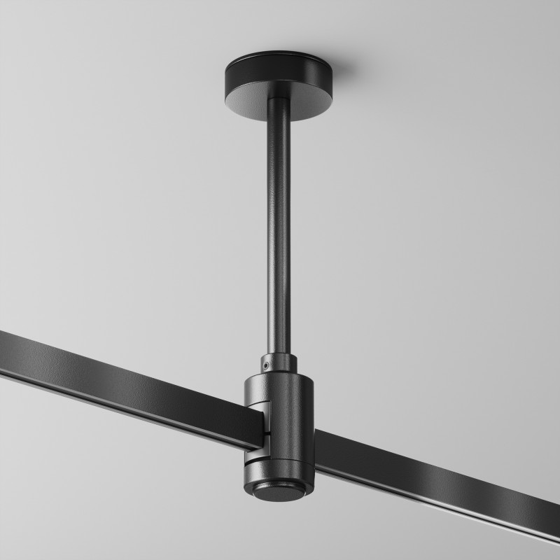 Подвесной комплект 2,9*2,9*18,4 см, Maytoni Technical Magnetic trаck system Flarity черный TRA156C-SL1-B черный