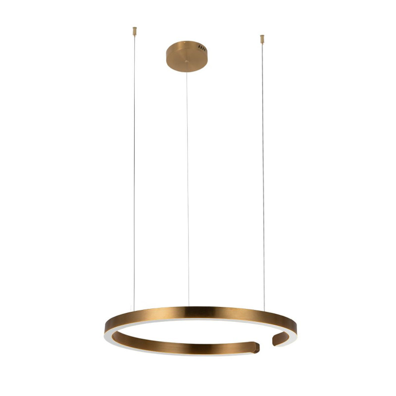 Подвесной светильник *80*15 см, 1*LED*36W, 3000K, Loft It Ring 10013L, Латунь