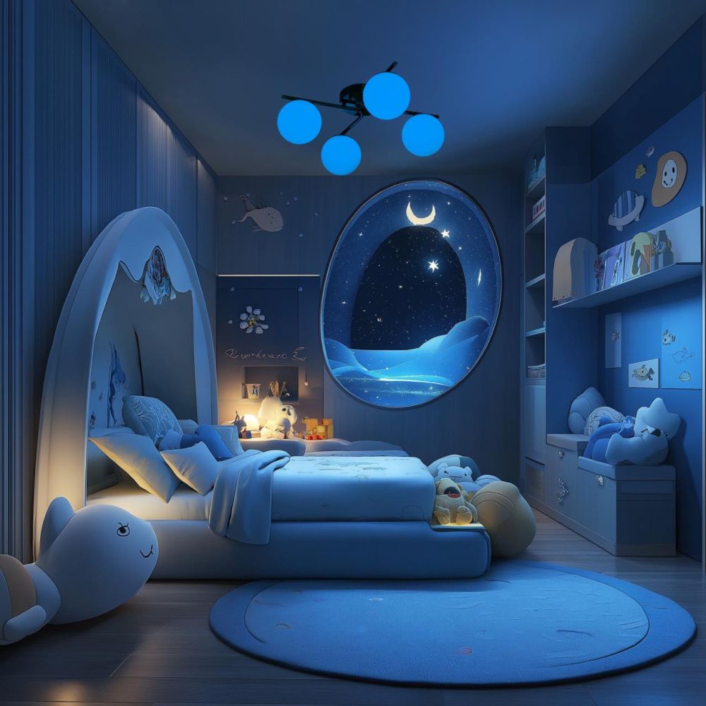 Потолочная люстра 45 см, 48W, 3000-5500K+RGB, Citilux Адам смарт CL228A143, бронза