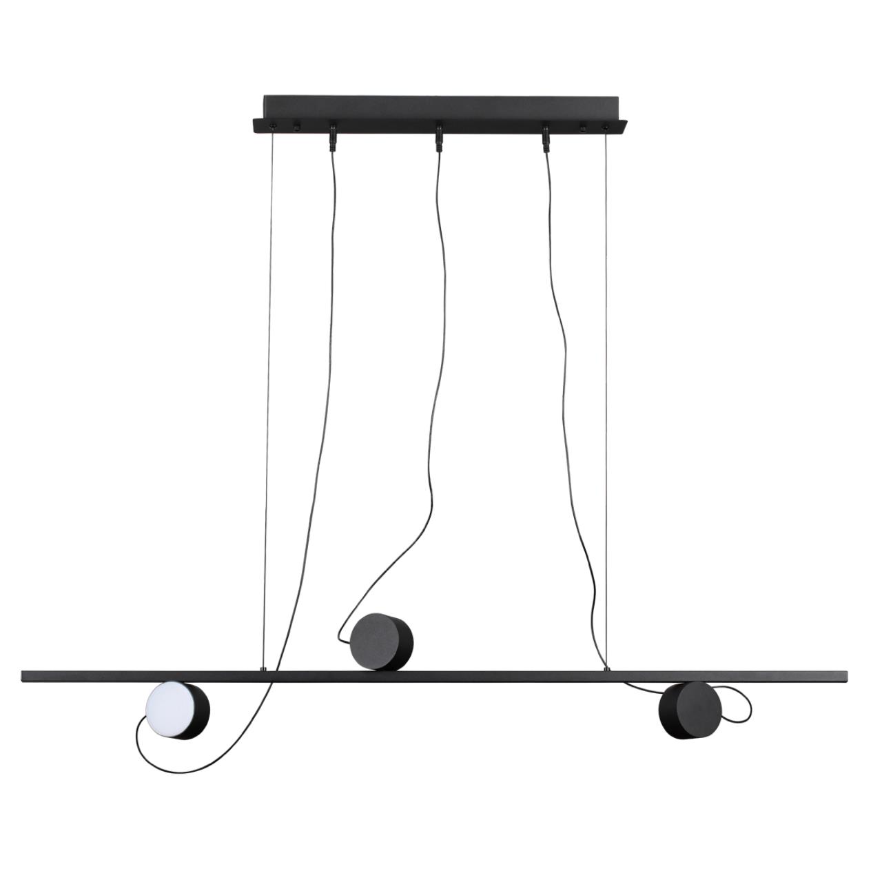 Светодиодный светильник 120 см, 21W, 3000K, Odeon Light NERA 6600/21L, черный