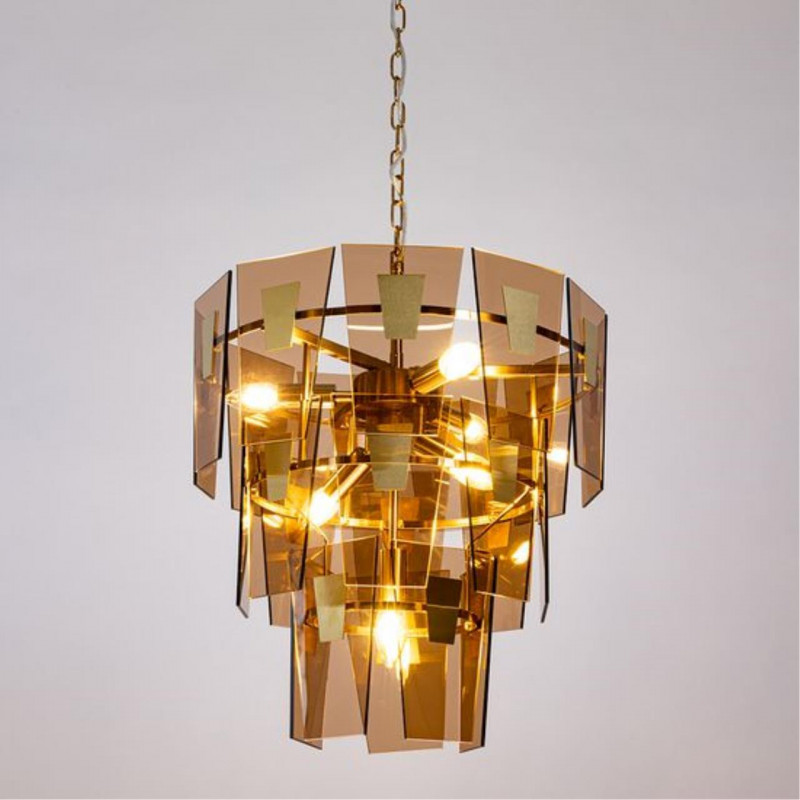 Светильник подвесной 48*48 см, 6*E14 полированная медь Arte lamp Sophia A4066LM-6PB