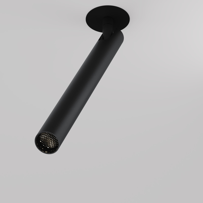 Встраиваемый светильник 3*3*32,6 см, LED, 6W, 4000К, Maytoni Technical Focus T C141RS-L300-6W4K-B черный