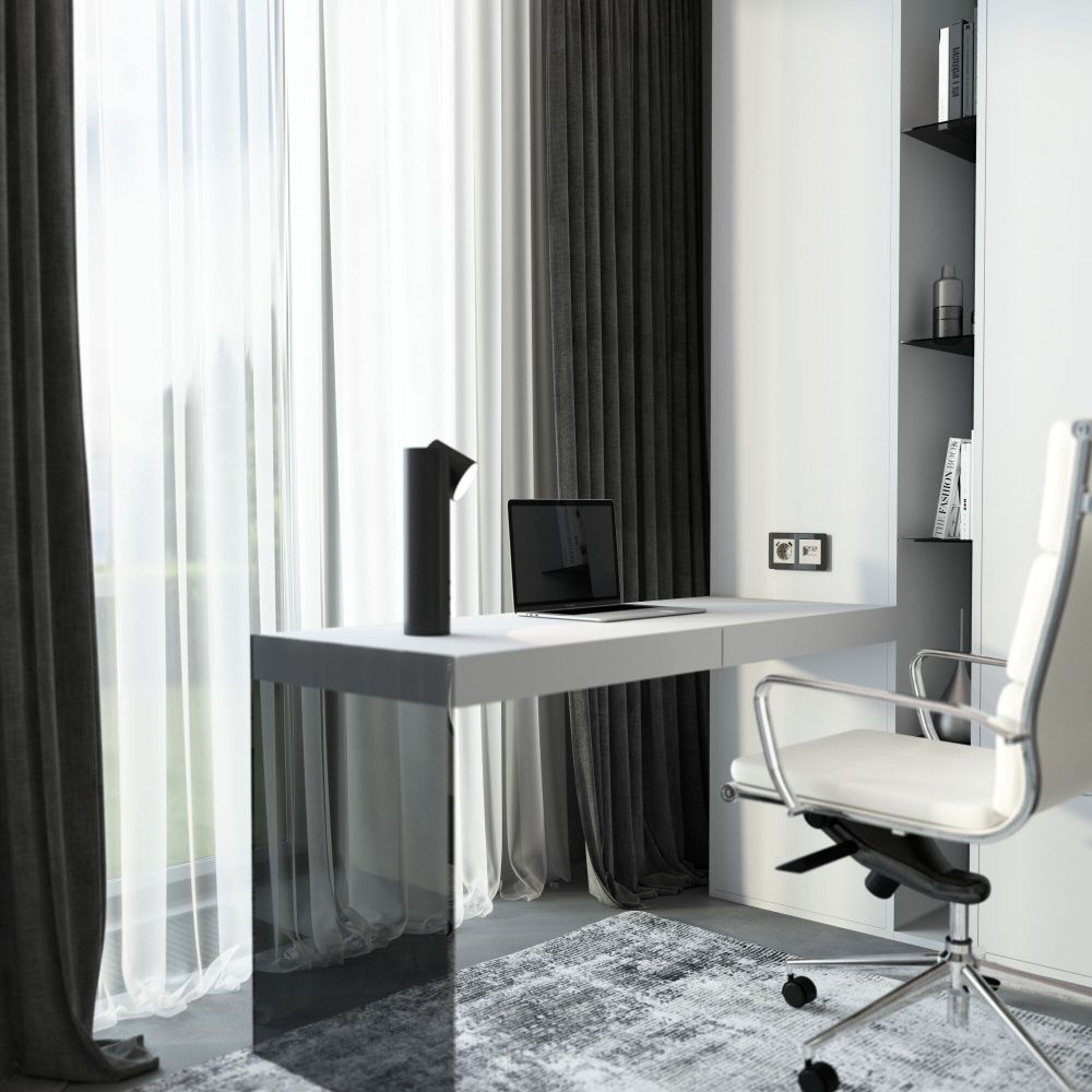 W1291104 Накладка для двойной розетки Еthernet RJ-45, дымчатый Werkel, 4690389212048