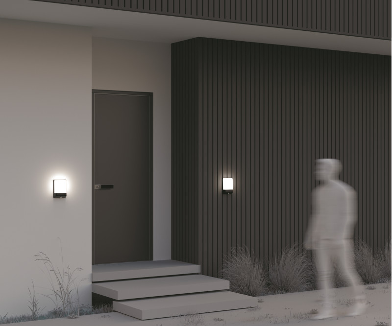 Светильник настенный 16,1*5,9*21,1 см, LED, 9W, 3000К, Maytoni Row O448WL-L9GF3KSR серый