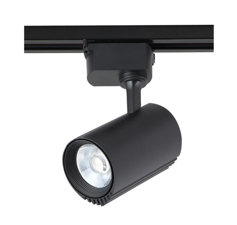 Cветильник трековый однофазный 6 см, 1*10W, 3000K, Crystal Lux CLT 0.31 007 10W BL Черный