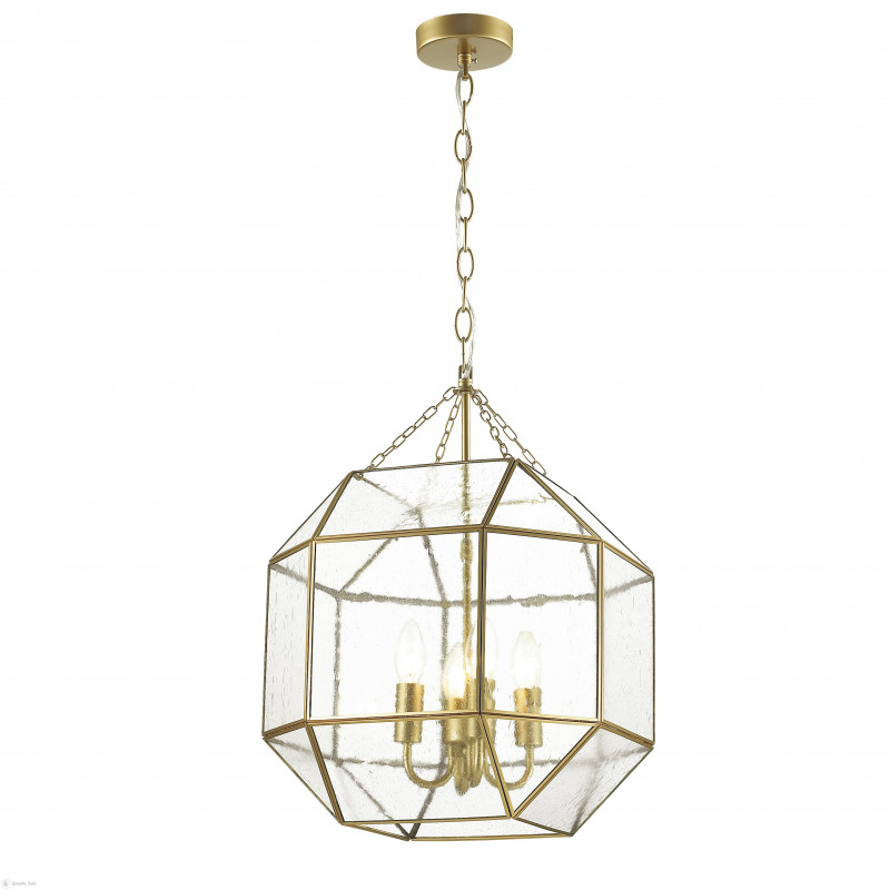 Подвесная люстра Favourite Quadratum 1948-4P, L390*W390*H525/1330, окрашенное золото