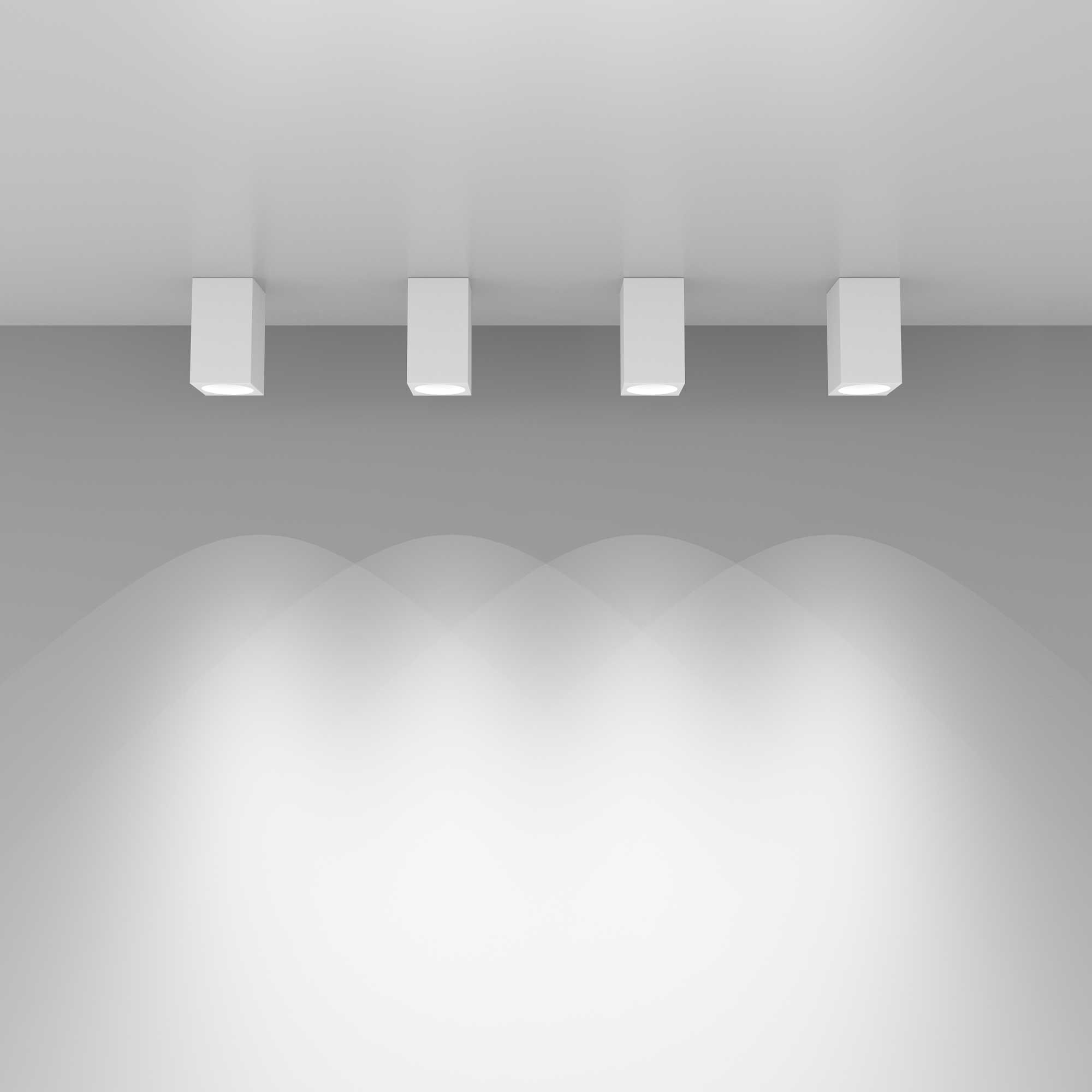 Светильник 6*6 см, GU10 50W, 1085 GU10 WH белый матовый Elektrostandard