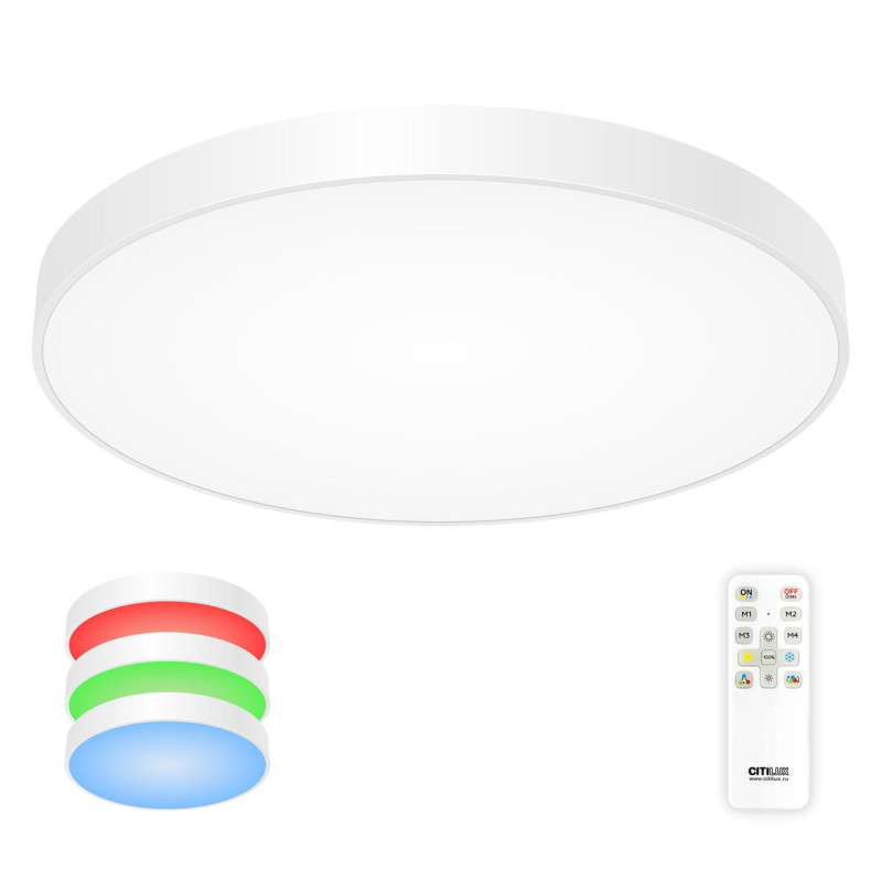 Светильник 78 см, 155W, 3000-5500K, Citilux Купер CL724155G0, белый