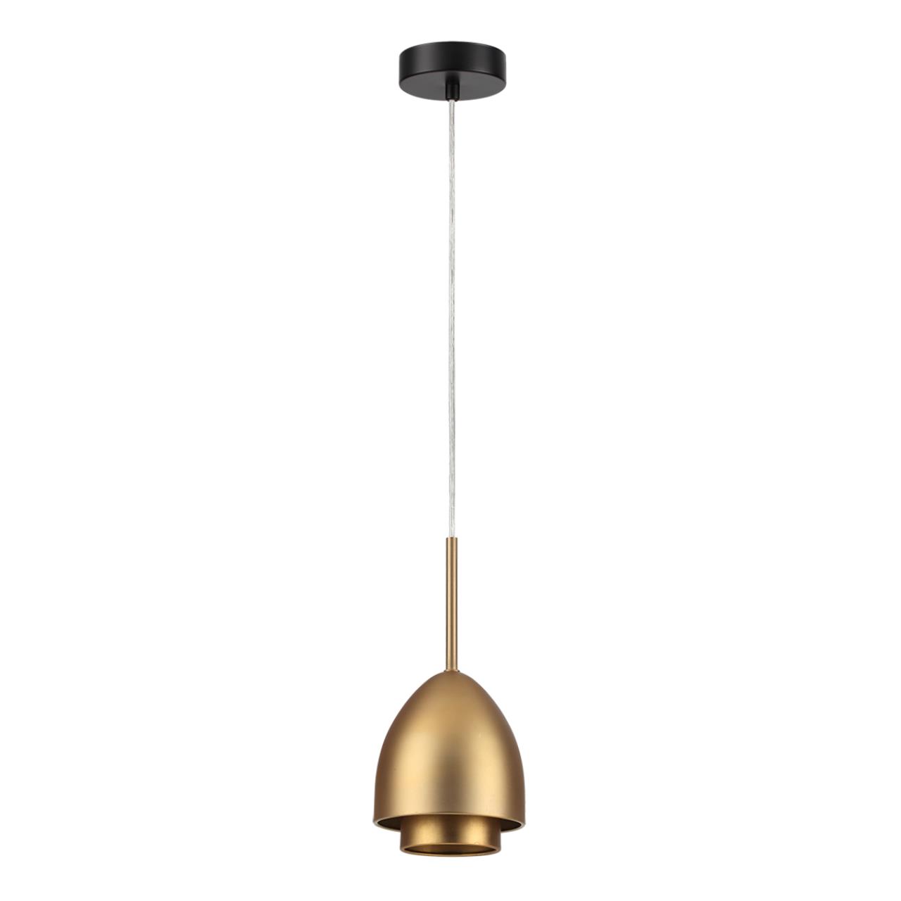Подвесной светильник 12*120 см, 1*E14 Lumion AVRORA 8001/1A античное золото, черный