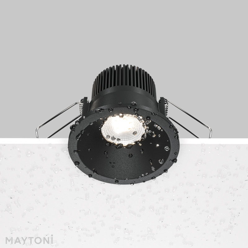 Светильник 6 см, 6W, 4000K, Technical DL034-01-06W4K-D-B, черный, 60°, IP 65 Dim Triac, вр 5,5 см