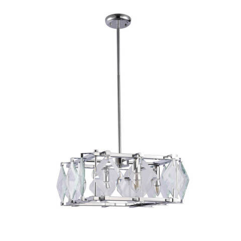 Подвесная люстра 46*46*125 см, 4*E14 хром Vele Luce Vittoria VL3053L04