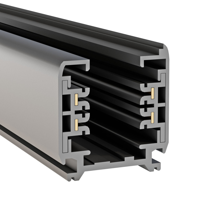 Шинопровод трехфазный 200 см Maytoni Technical Busbur Trunking TRX005-312B, черный