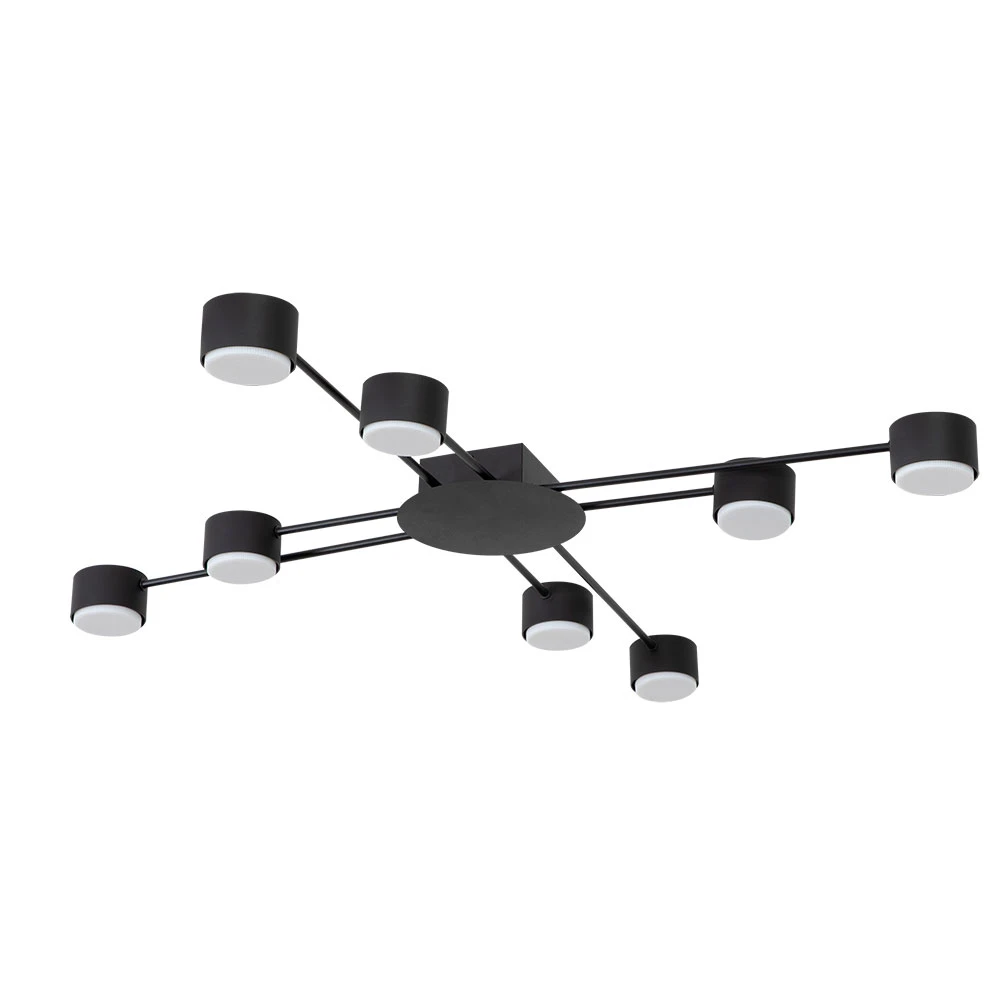 Потолочная люстра 95 см, Arte Lamp TRACY A1527PL-8BK, черный