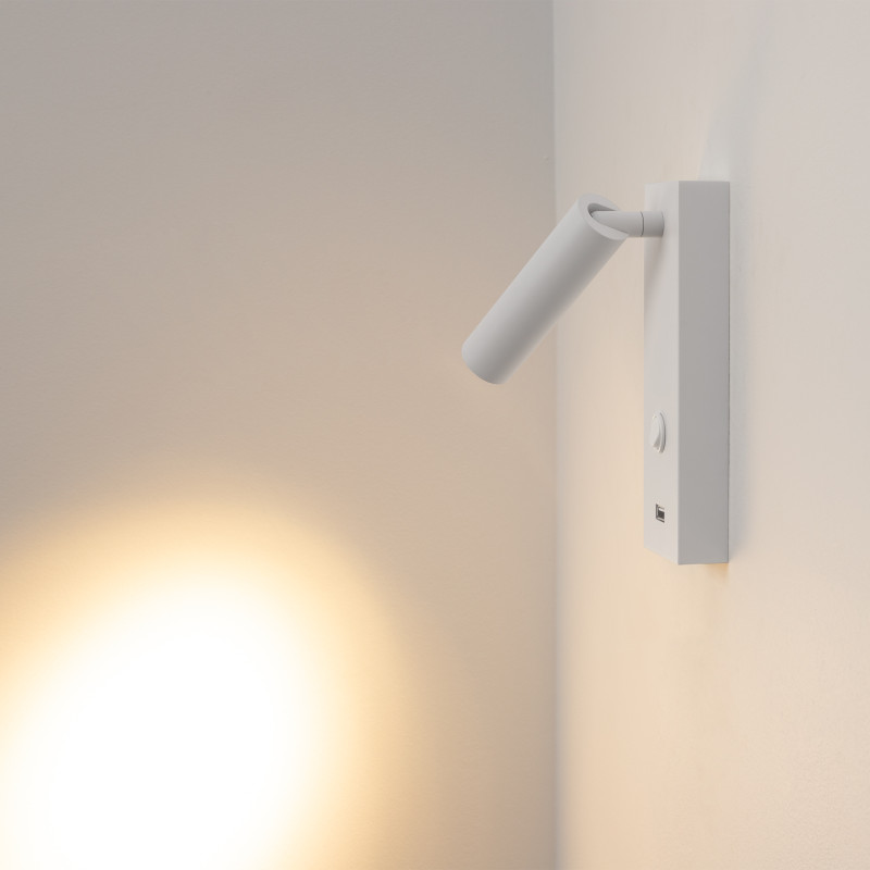 Спот Arlight 031394 11*6*18 см, 3W, белый (теплый)K, USB для зарядки.