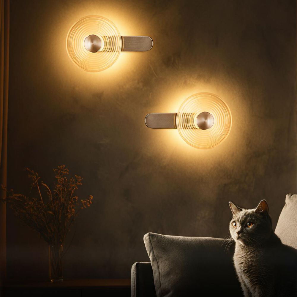 Бра 33 см, 7W, 3000K, Citilux CORTA CL245021, матовый хром