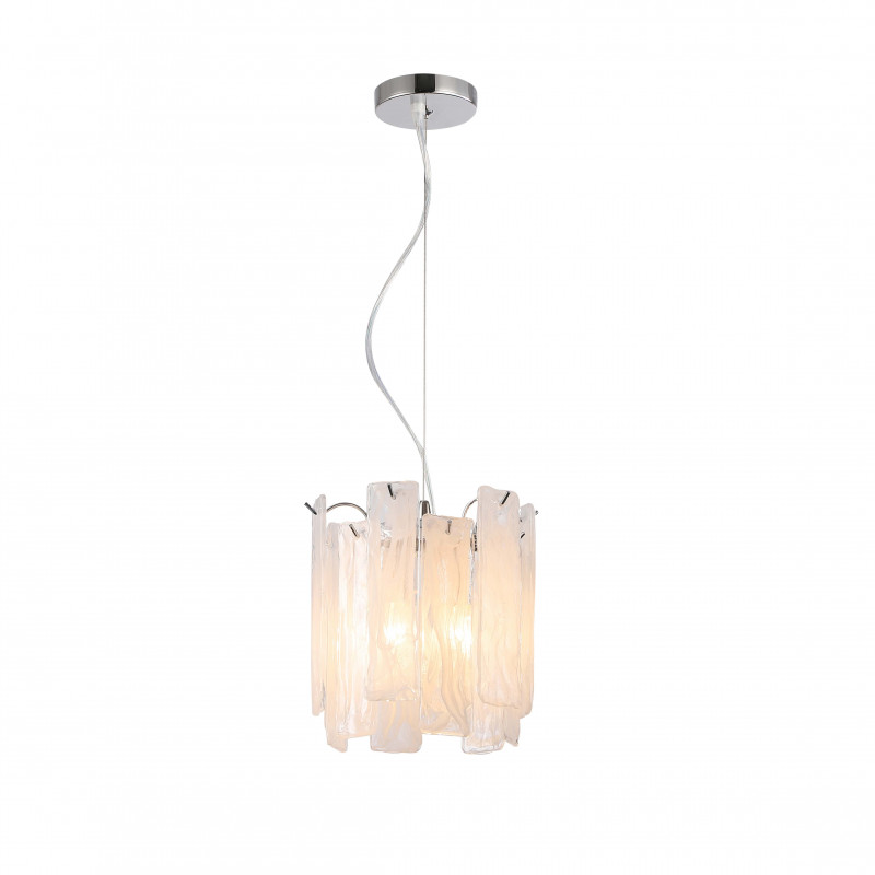Светильник 20*20*40/100 см, 2*E14 40W Хром Stilfort Glowice 2157/09/02P