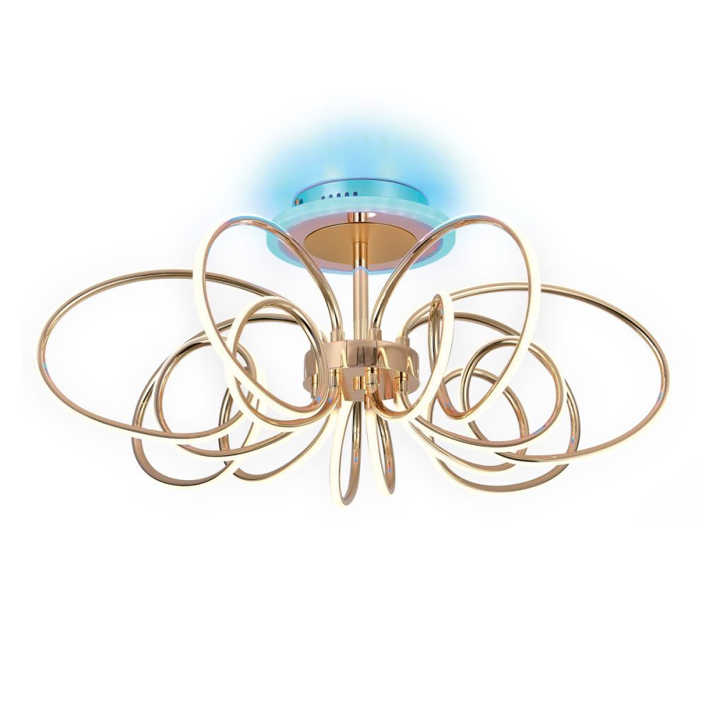 Светильник 68 см, 135W, 3000-5500K, Citilux SALMA SMART CL224A172 RGB LED, золото