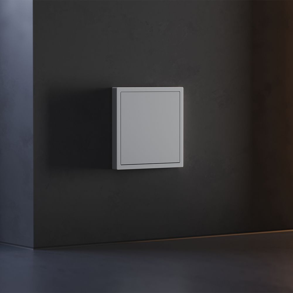 Заглушка S70 с суппортом, серый Voltum VLS080116