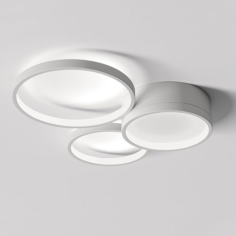Потолочный светильник TWINE 3 rings White 44*39*6 см, 3*LED*12W, ImperiumLoft TWINE01, Белый