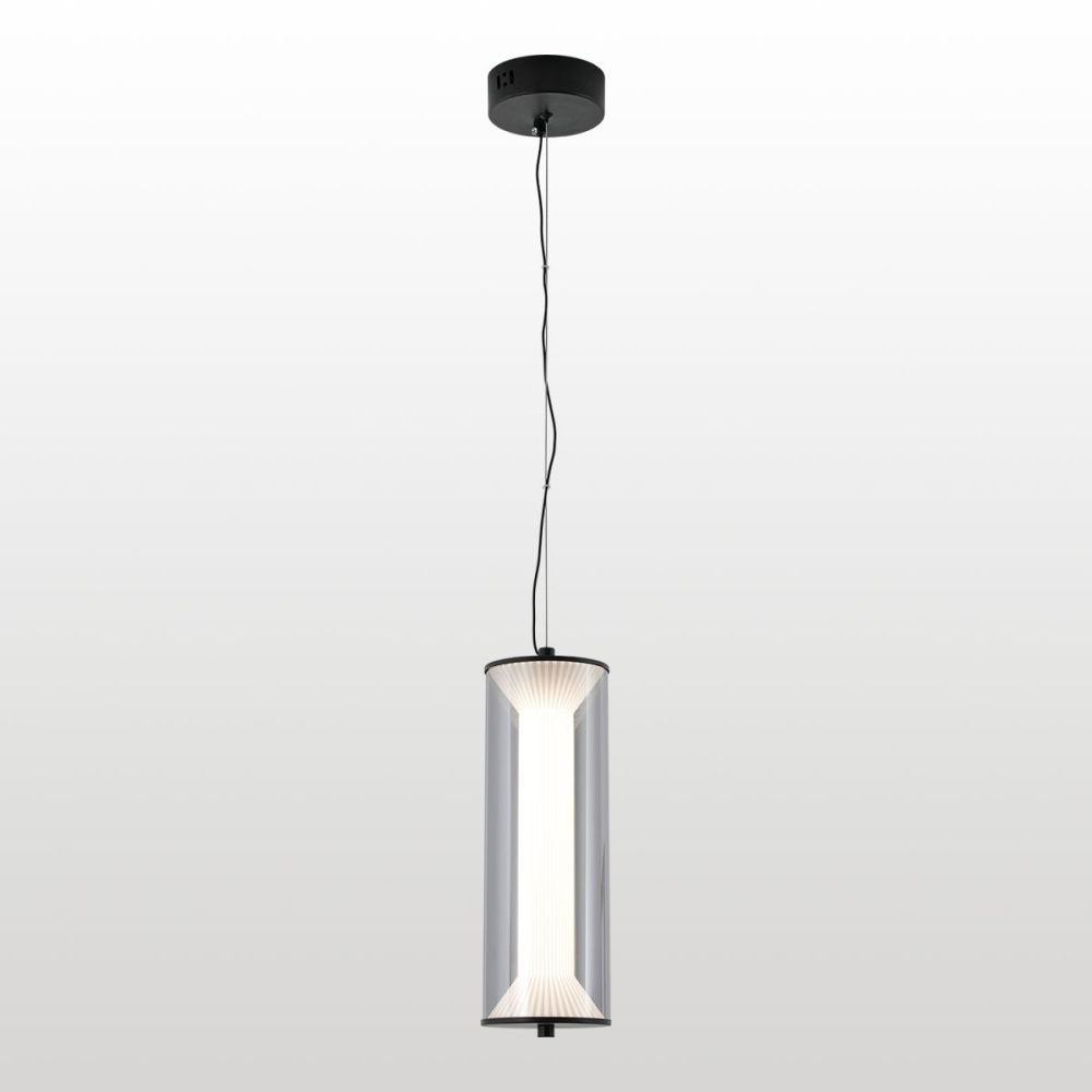 Подвесной светильник 12 см, 12W, 4000K, Lussole LSP-4039, черный