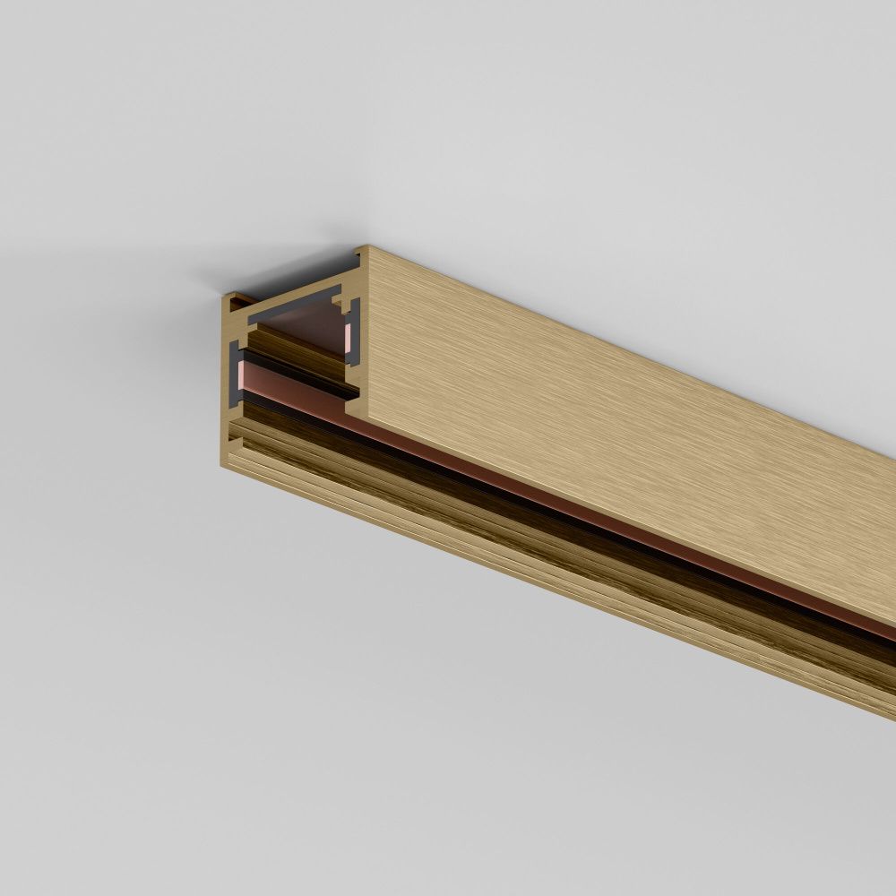 Brass Line Шинопровод накладной (латунь) (1,5м) 85223/00, 150*2*см, Elektrostandard Line Magnetic 85223/00, латунь