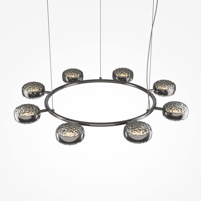 Светильник 93 см, 80W, 3000K, Maytoni Mind MOD299PL-L80BC3K, черный хром
