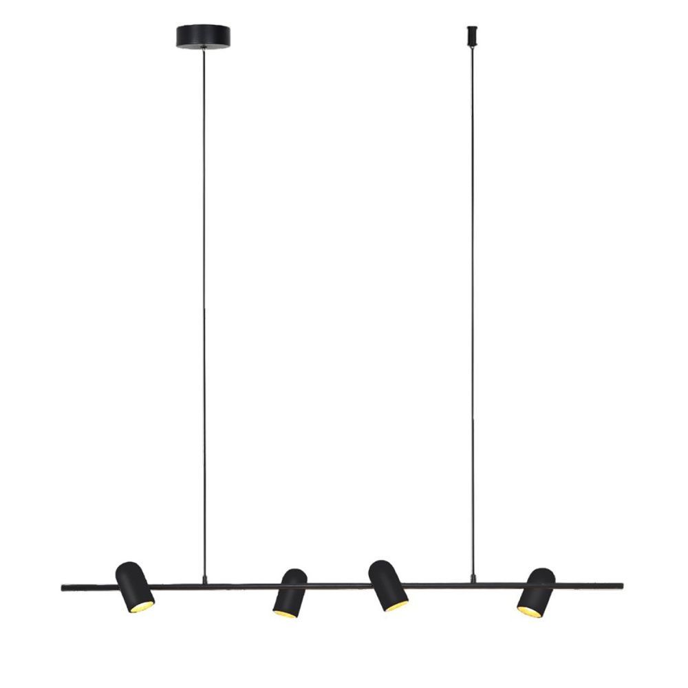 Люстра 140*15*120 см, 4*GU10 Gerhort G31227/4BK BK, Черный