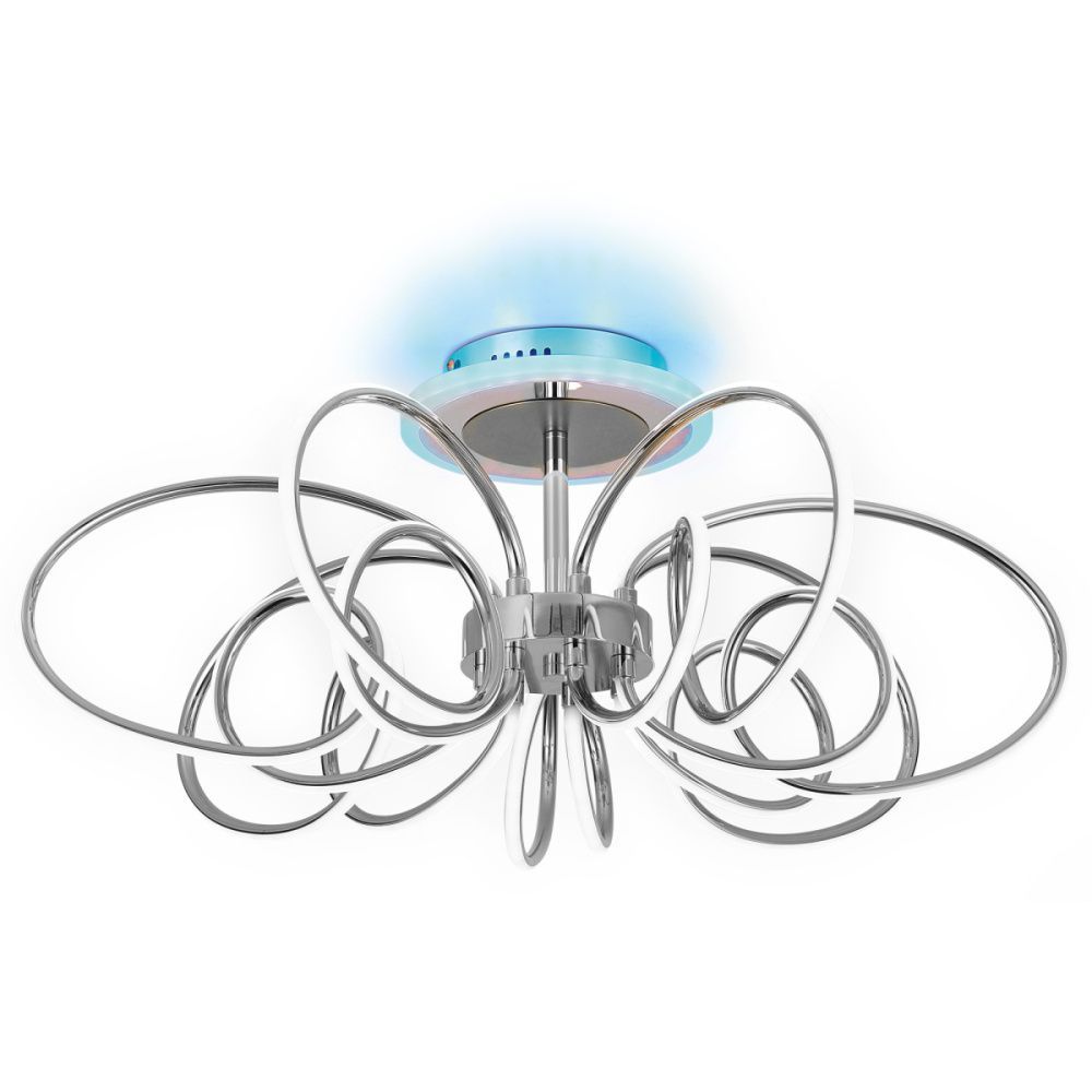 Светильник 68 см, 135W, 3000-5500K, Citilux SALMA SMART CL224A171 RGB LED, матовый хром