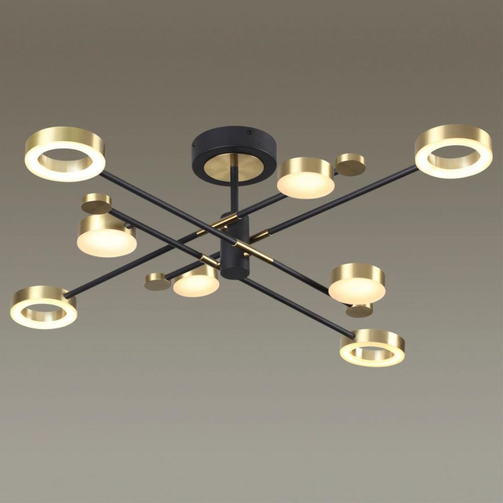 Потолочная светодиодная люстра Диаметр 105 см 63 вт Odeon Light Denzel 4321/63CL