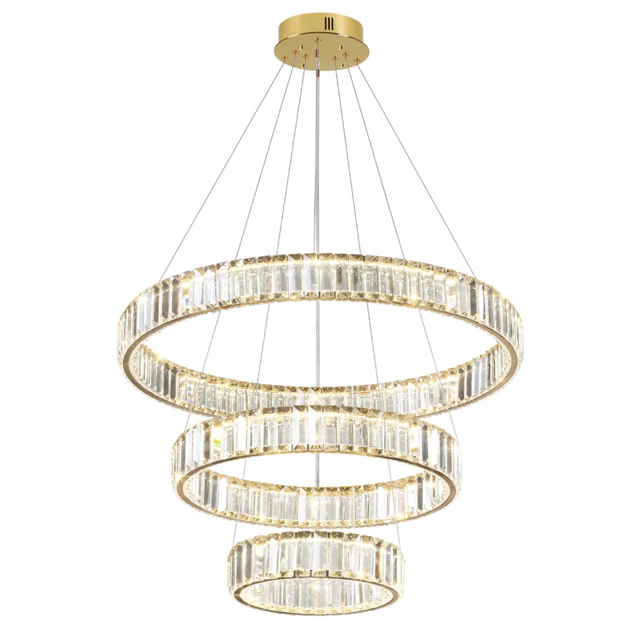 Светильник 70 см, 88W, 4000K Odeon Light Vekia 5015/88L, золото
