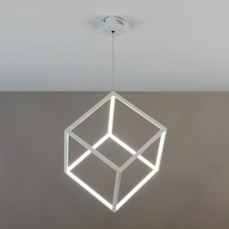 Подвесной LED светильник Citilux Куб CL719300 Белый, 40W*4000K