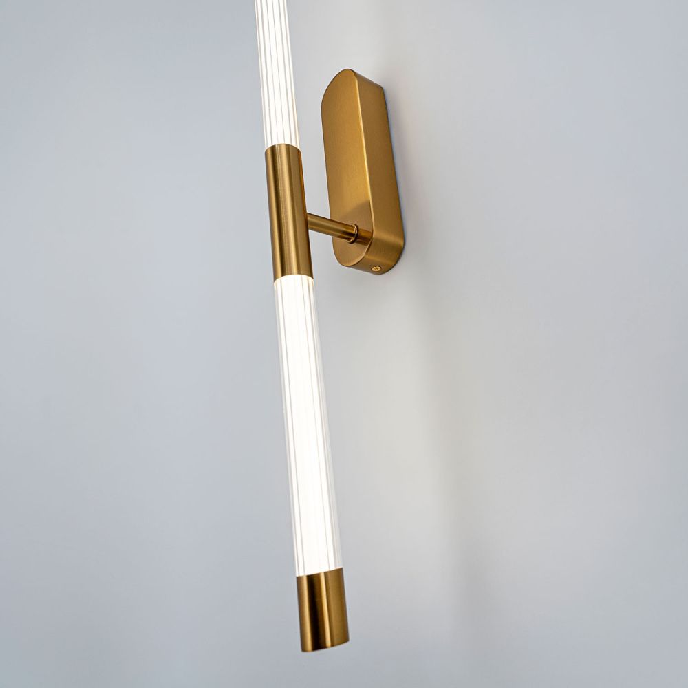 Настенный светильник 84 см, 16W, 4200K, MODESTYLE MS.1230.840 BS, латунь